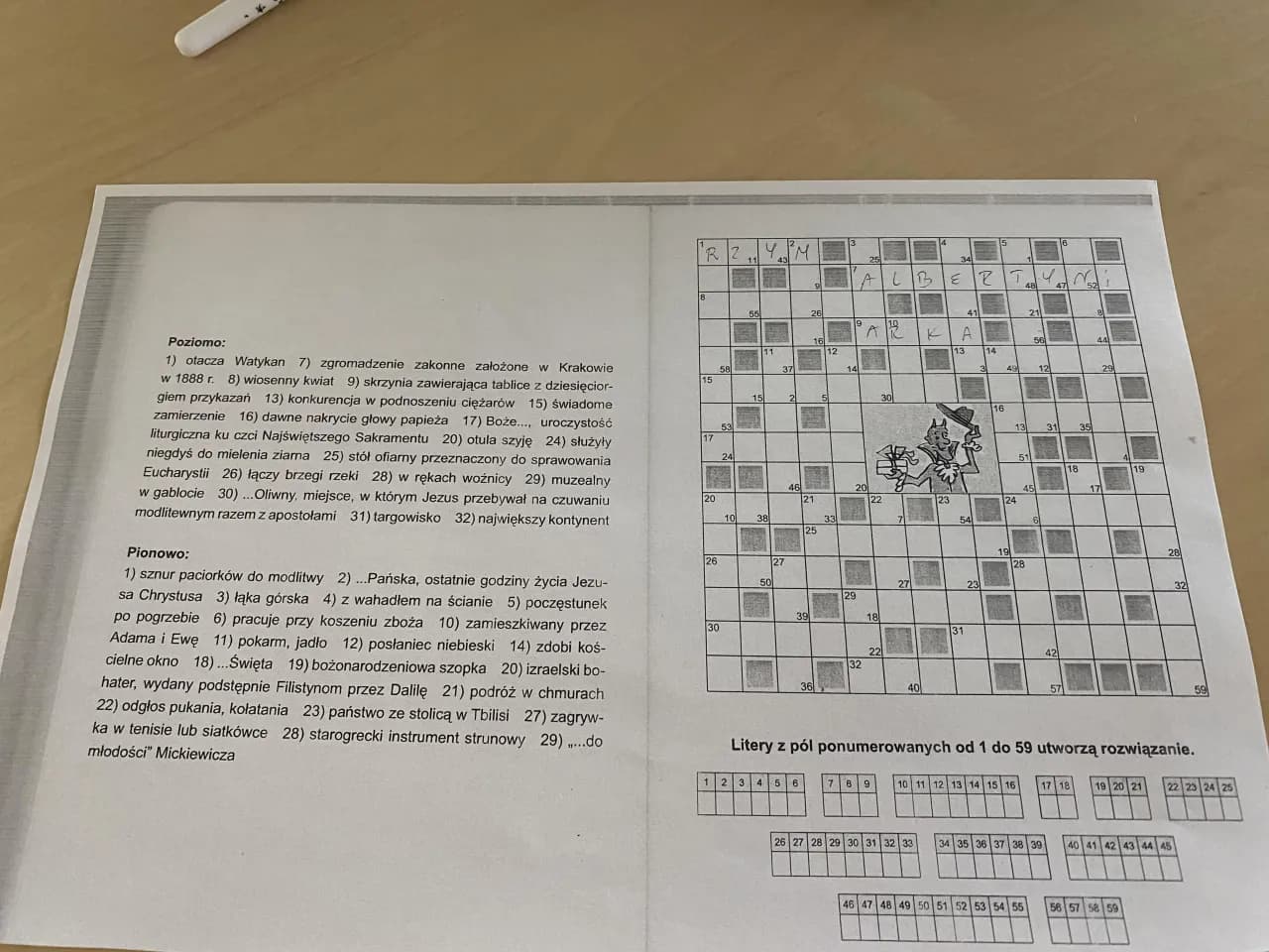 Rozwiązanie krzyżówki: ciastko jak suwak i inne pyszności Rozwiązanie krzyżówki: ciastko jak suwak i inne pyszności
