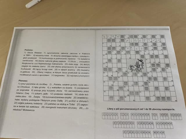 Rozwiązanie krzyżówki: ciastko jak suwak i inne pyszności Rozwiązanie krzyżówki: ciastko jak suwak i inne pyszności